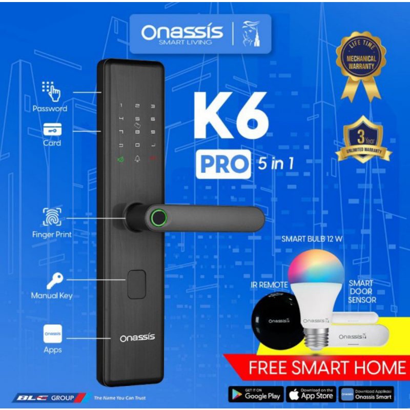 Onassis Smart Lock Digital Lock Smart Home Smart Living Smart Home Security System