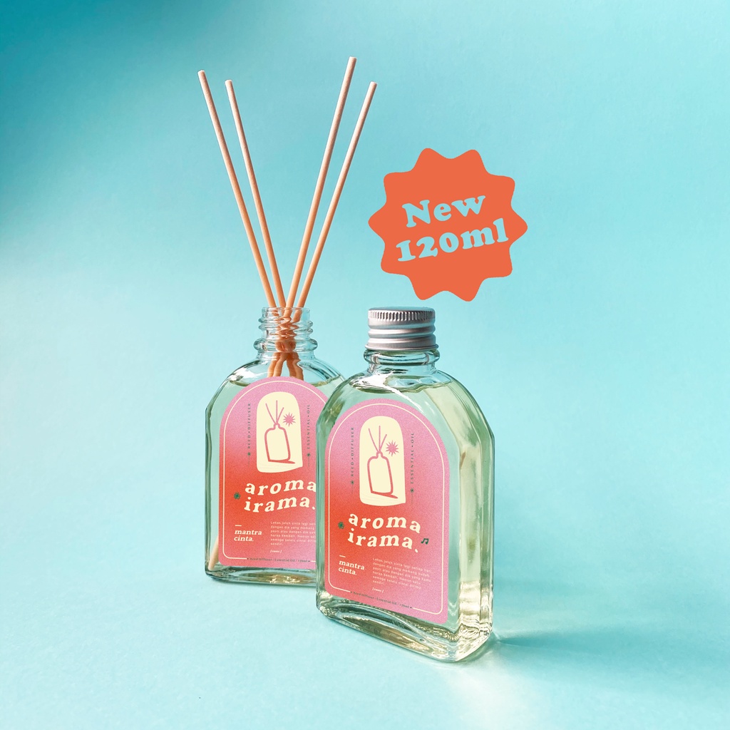 Aroma Irama // Mantra Cinta // Reed Diffuser // 100ml // 120ml-1