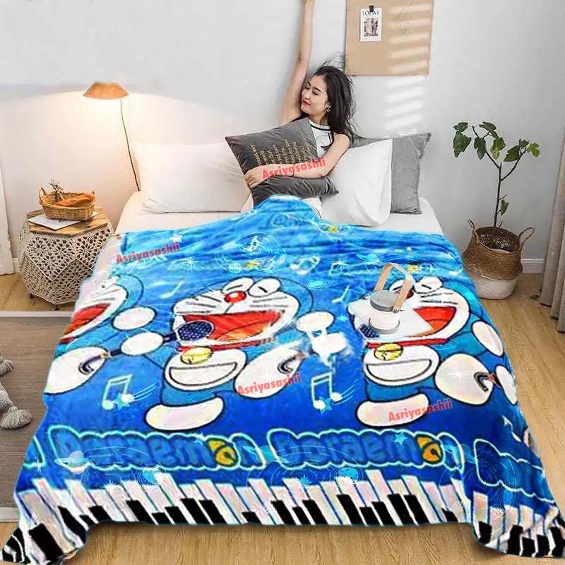 Selimut Bulu halus 140x190 Motif Motif Karakter Keren Murah Asriyasashii Berkualitas
