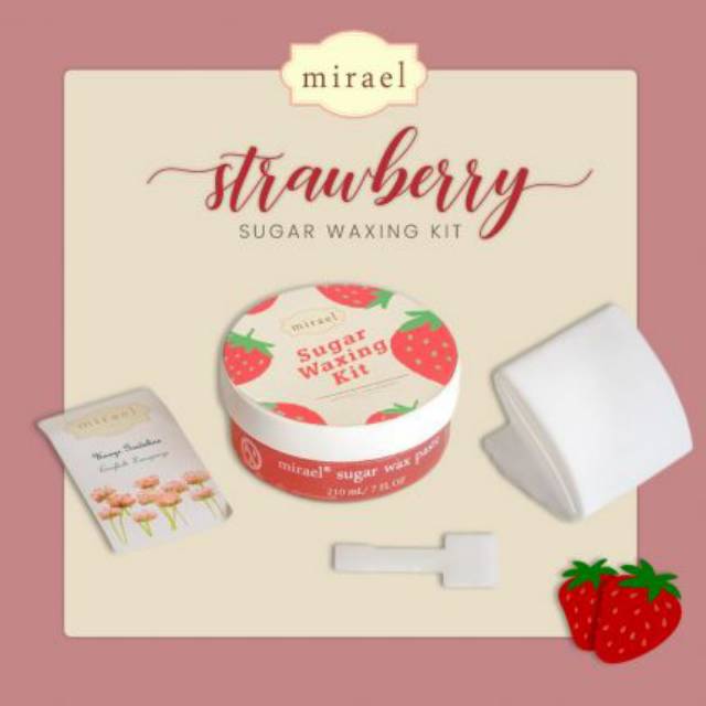 Waxing Kit - Mirael Strawbery Sugar Waxing Kit