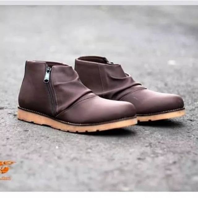 Sepatu D-island Boots Zipper 202 / Sepatu d island