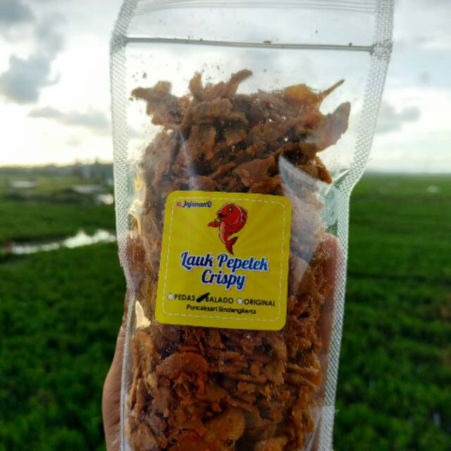Lauk Pepetek Crispy (Baby Fish) Rasa Balado
