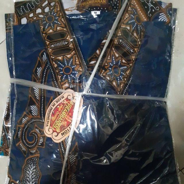 Bswart Batik Hrb026 Kenongo Hem Pendek Padi Pekalongan M L Xl Batik Pria