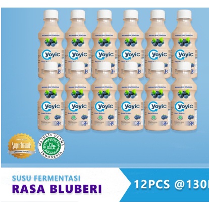 YOYIC FERMENTASI MILK 130ML KEMASAN PACK (ISI 12 PCS)