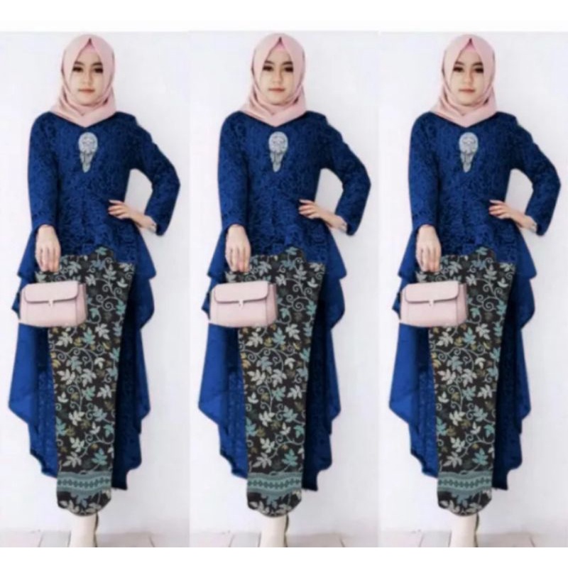 SETELAN KEBAYA JAWI/ Setelan Batik/ Setelan Kebaya Batik Brukat