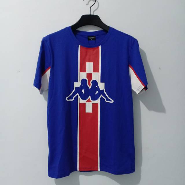 Kaos pria import marcello burlon biru