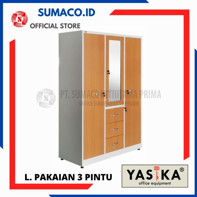 

@@@@] Lemari Pakaian Besi 3 Bidang || YASIKA P-33