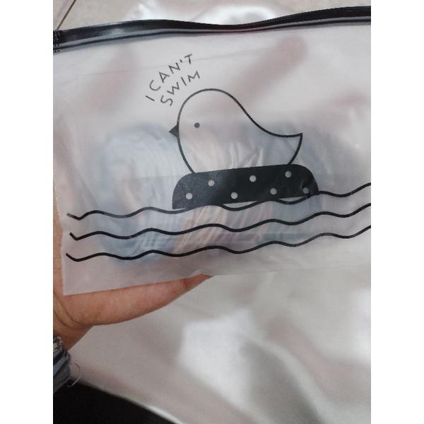 ikat rambut isi 100 pcs free pouch