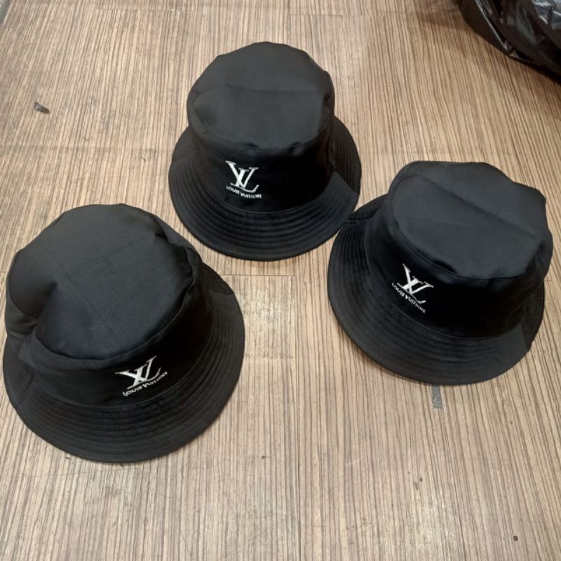 Topi Bucket Hat LV Catur Bolak Balik Topi Premium Impor