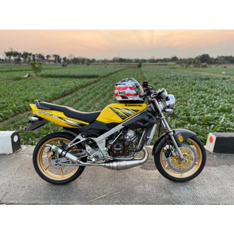 Knalpot Ninja R SS Harian Touring Stainless Pekajaman Muffler