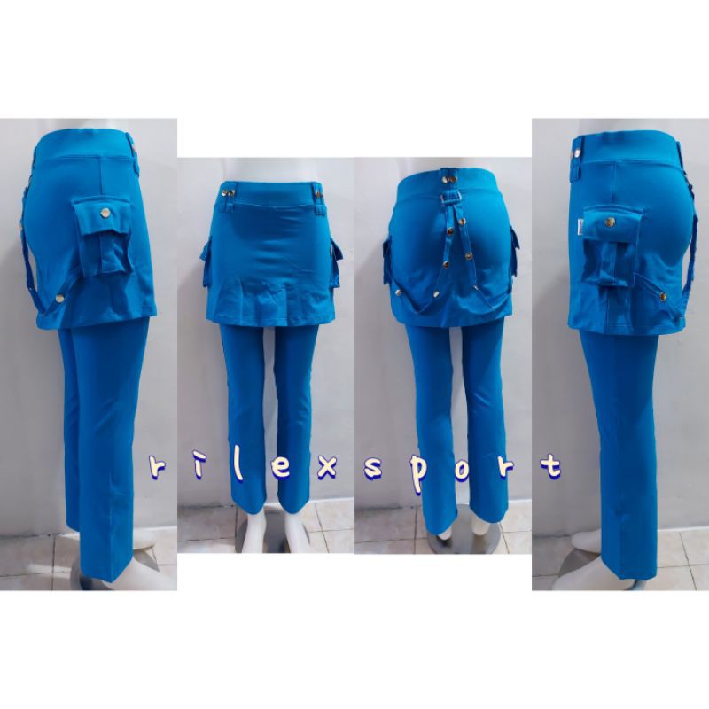 Celana Senam/Celana Senam CBR Rok Kantong Rantai Katun Spandek Super