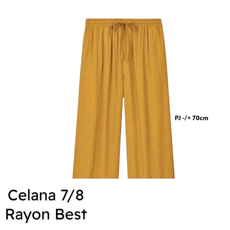 Celana Panjang 7/8 Bahan Rayon Best Quality