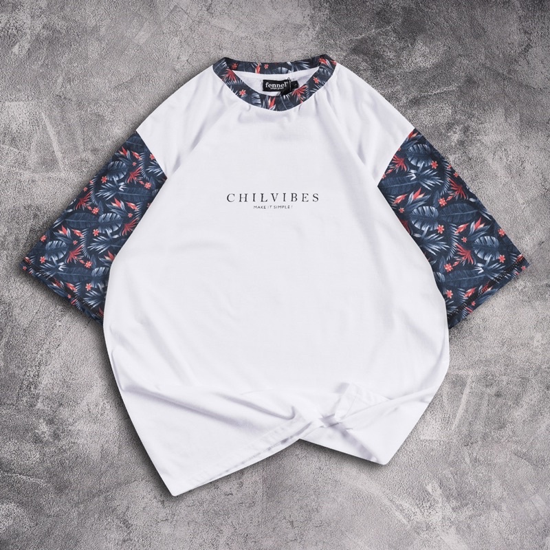 [N00887] T-shirt Oversized Distro Motif CHILVIBES XXX