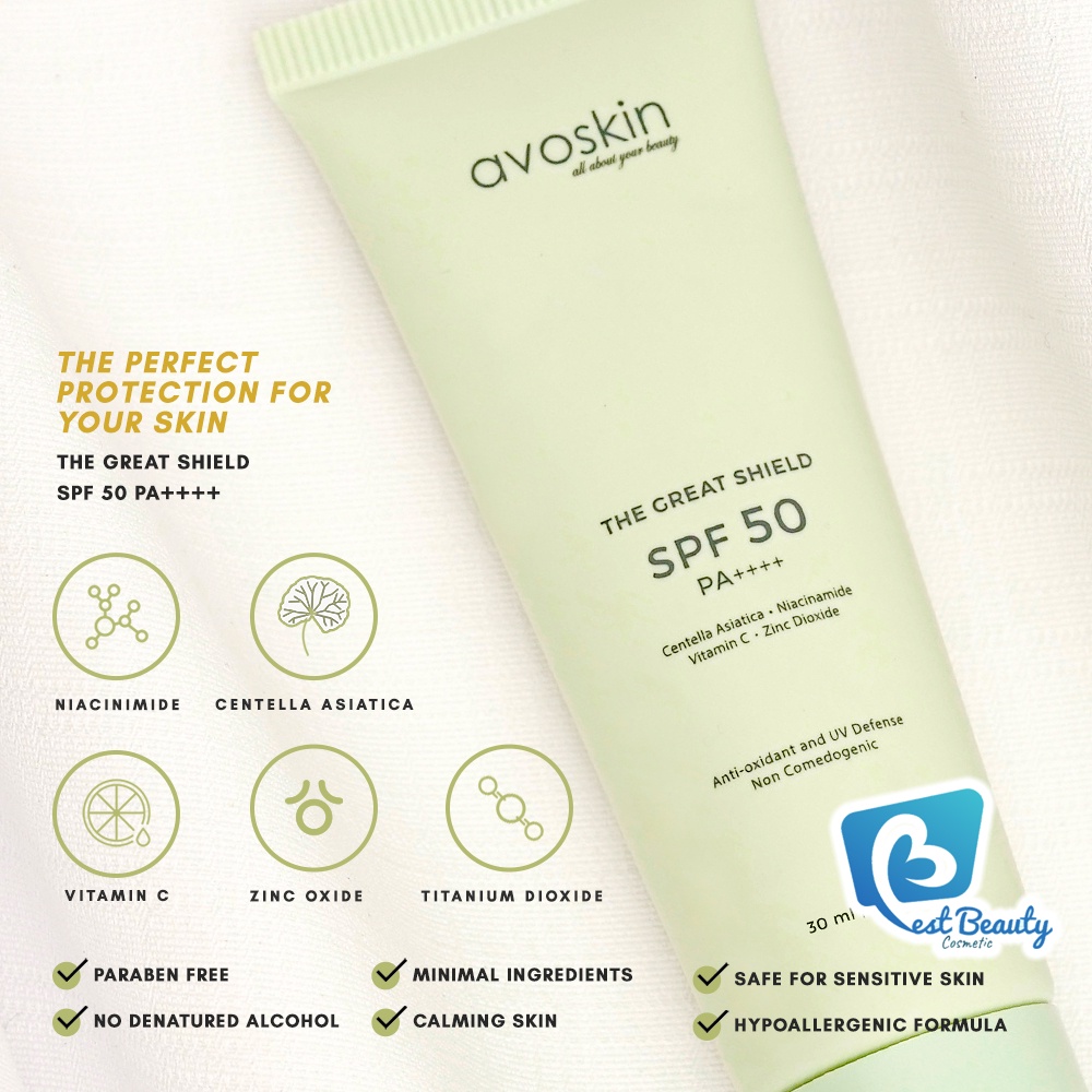 ★ BB ★ Avoskin The Great Shield Sun-Essence SPF 50 PA++++ - 5ml  | AVOSKIN The Great Shield Sunscreen SPF 50 PA++++