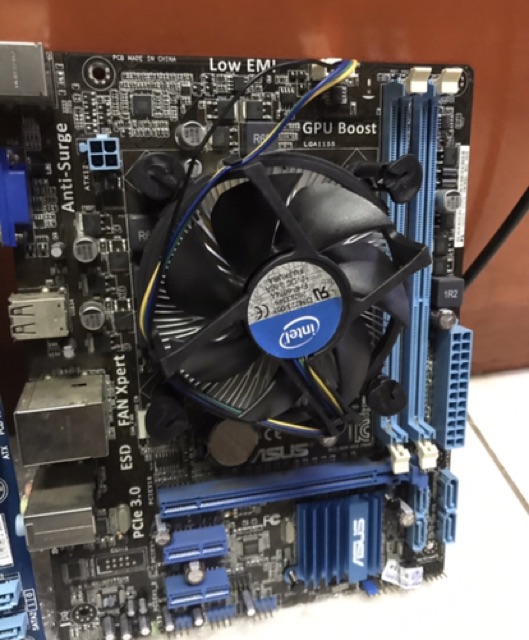 Motherboard H61 Gigabyte Asus Processor Core i5 3470 Fan Ram 4GB