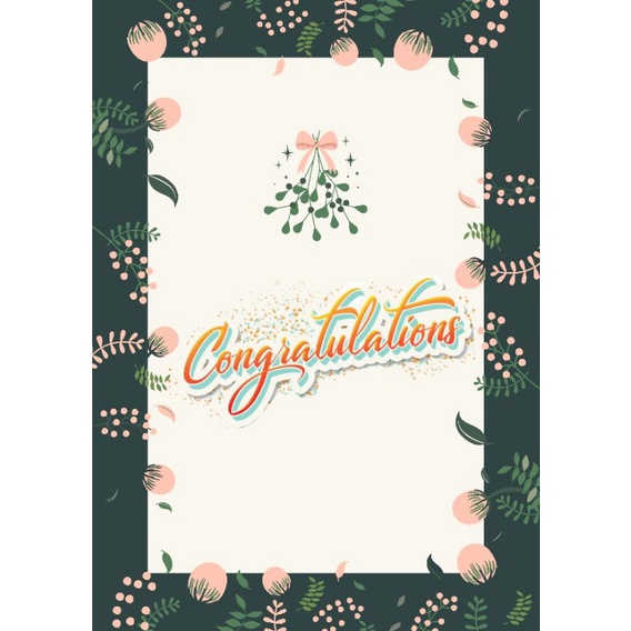 

Greeting card ukuran A5