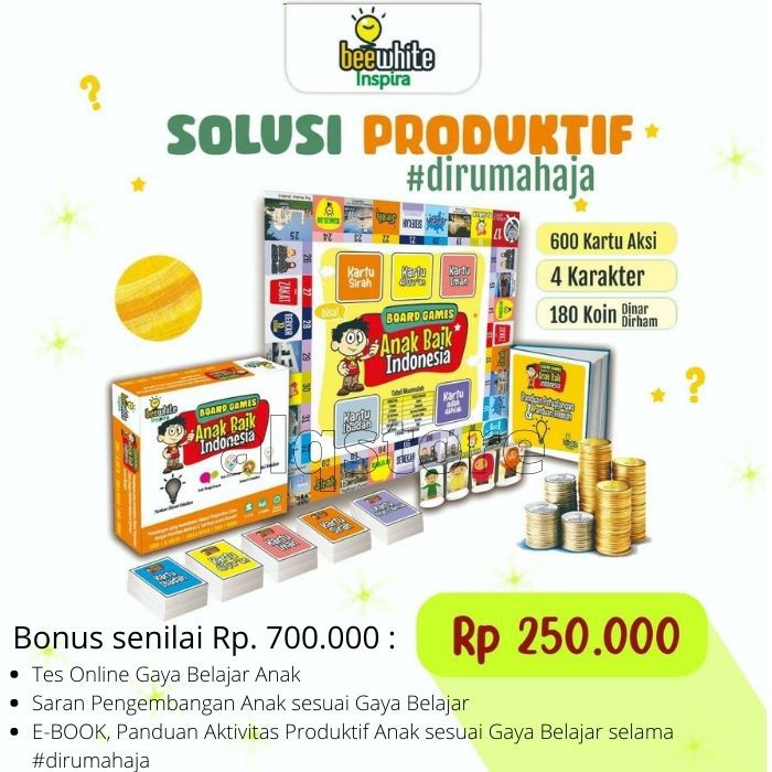 Board Games Anak Baik Indonesia Mainan Edukasi Monopoli Mainan Anak Islami