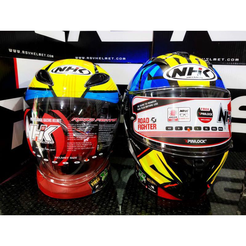 0NHK HELM GP PRIME GP EDITION TITO RABAT COUPLE NHK R6 MOTIF NEW BLUE YELLOW
