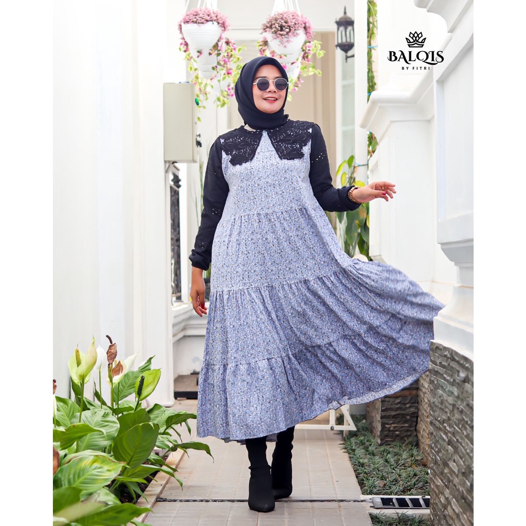 SAVIRA MIDI DRESS BY BALQIS ORIGINAL