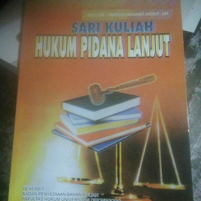 hukum pidana lanjut by barda nawawi