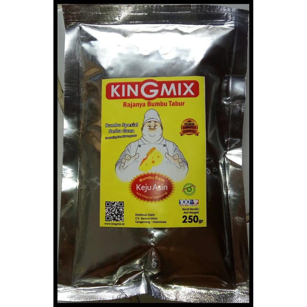 

BOOM SALE Bumbu Tabur Rasa Keju Asin KINGMIX 250gr