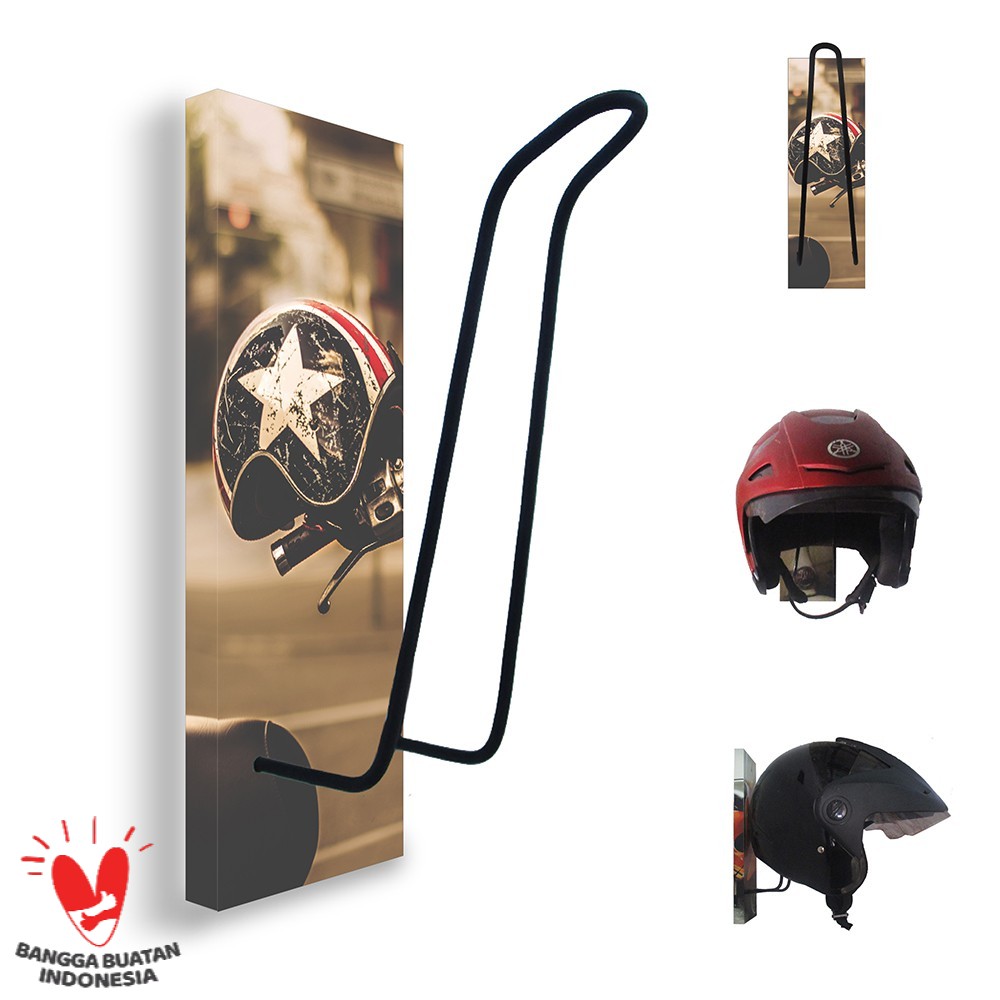 GANTUNGAN HELM - TEMPAT HELM - RAK HELM MOTOR MATIC 100