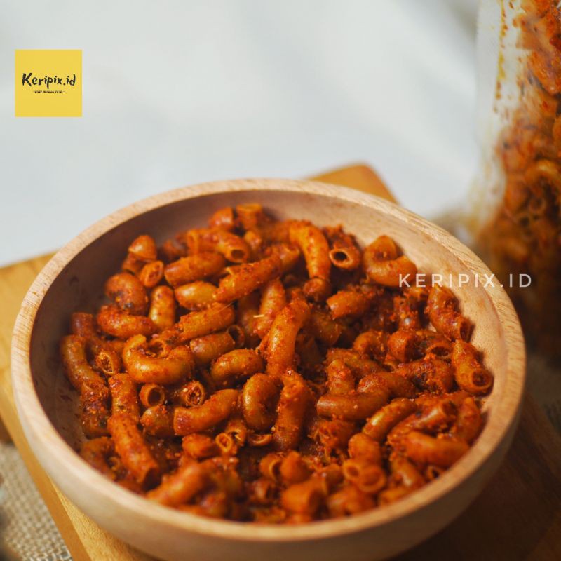 

makaroi Bantat Pedas Daun jeruk isi 250 Gram