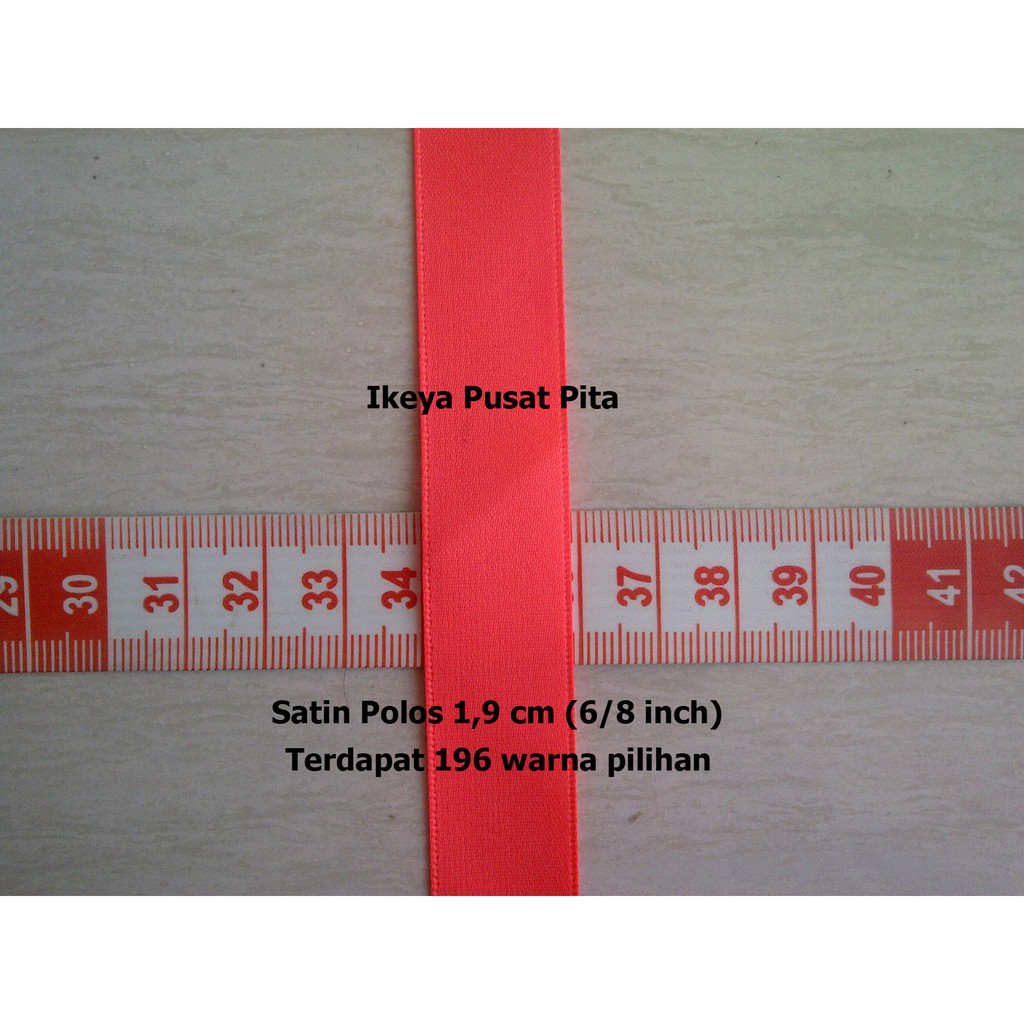 

[10 YARD] PITA SATIN POLOS DOUBLE SIDE 1,9 CM (6/8″ INCH)