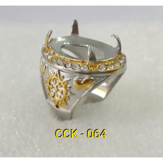 Ring Cincin Titanium Import ikat batu akik per codi DICS 50% cck-064