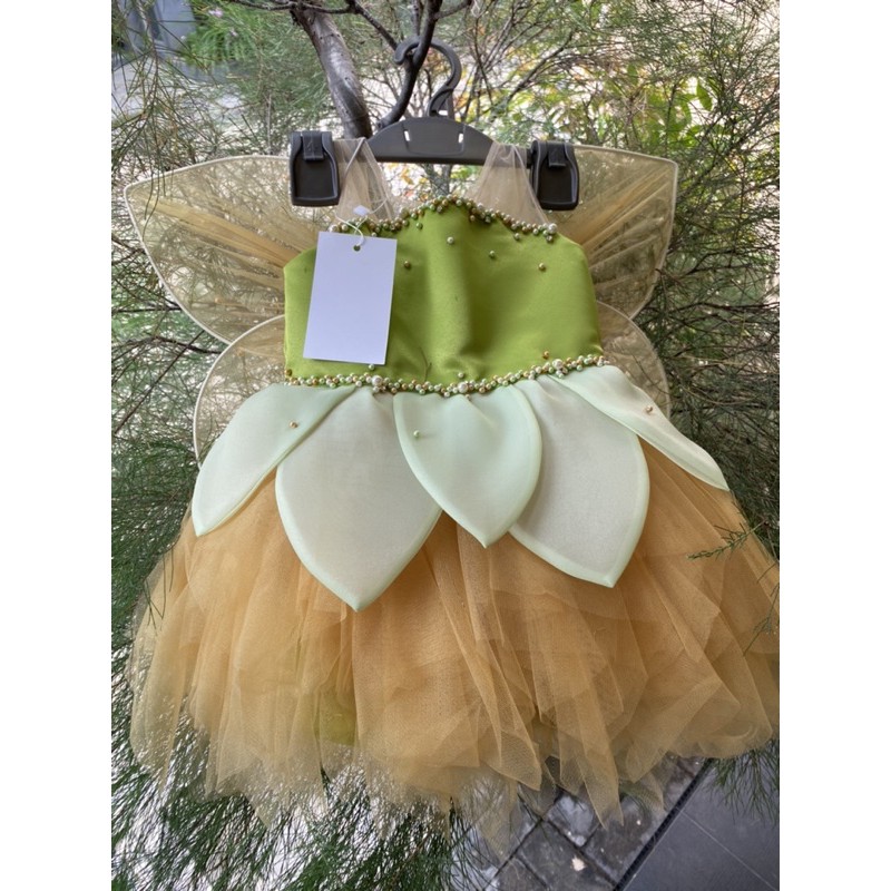 dress tinkerbell anak