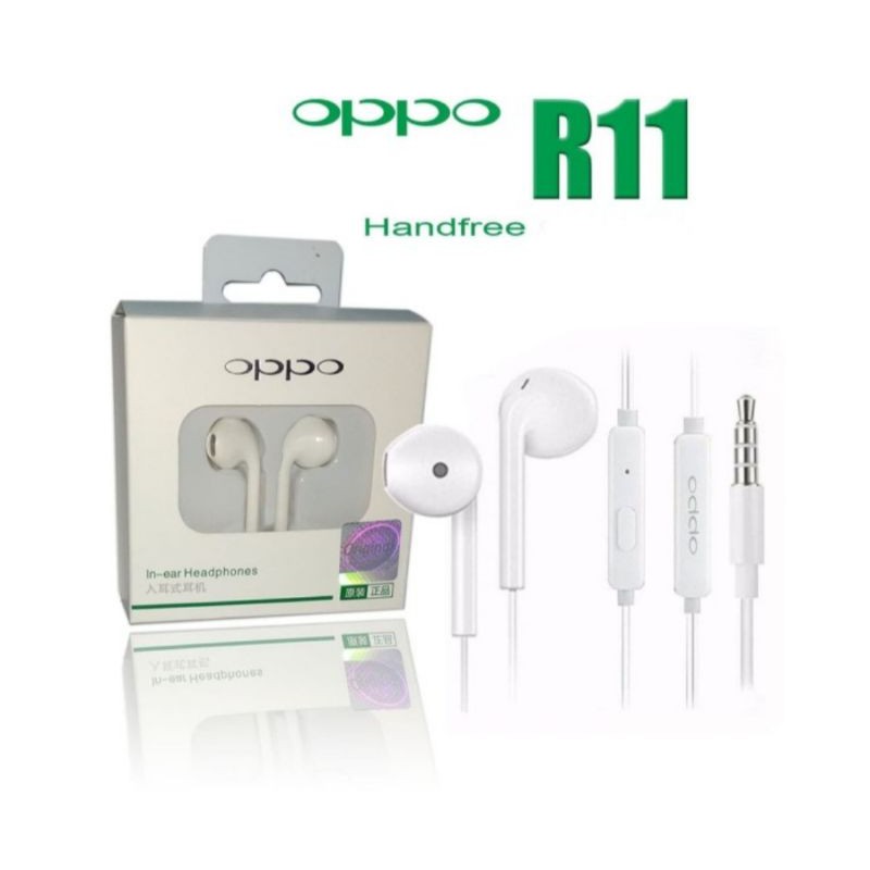 HANDFREE HEANDSET OPPO R11 ORIGINAL