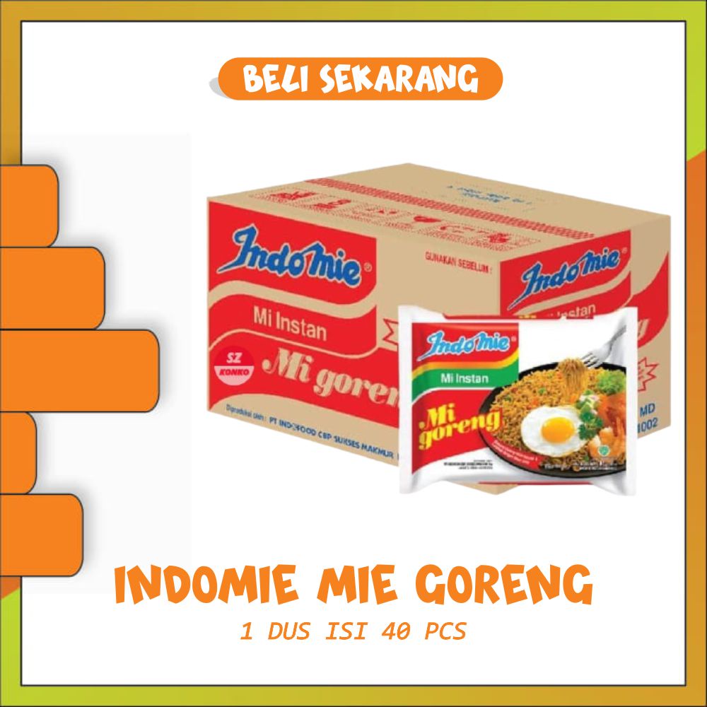 

Indomie Goreng 1 Dus isi 40 Pcs