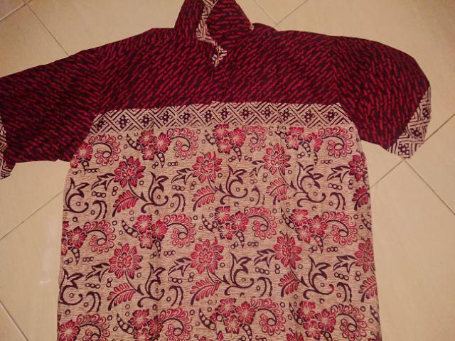 Kemeja Batik Pria Size M L Xl Xxl Dan 5l