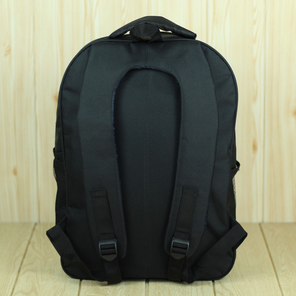 Tas Ransel Polo Classic Scotlet Warna Hitam Back Pack Keren Pria Cowok Bahan Tebal Kuat Berkualitas