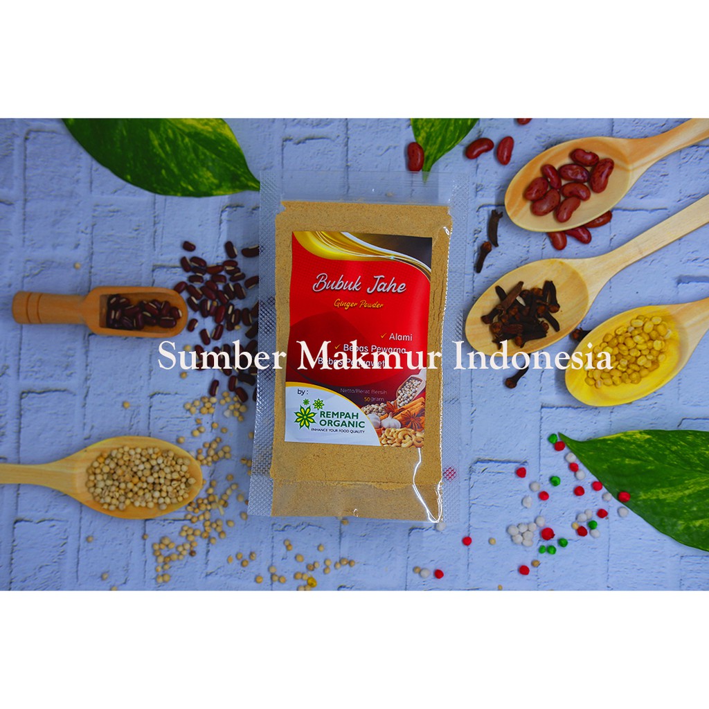 Bubuk Jahe Cap Rempah Organic 50 Gram - Eceran