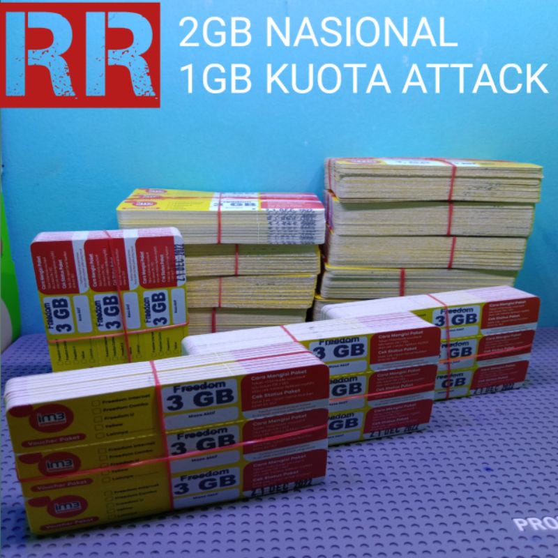 voucher indosat 3GB FREEDOM