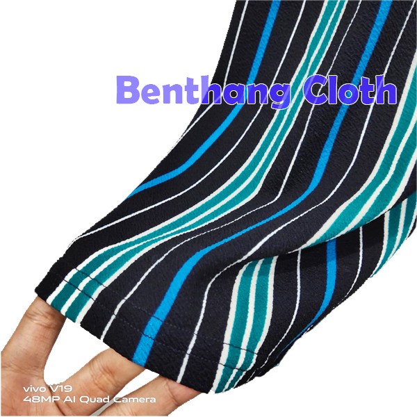 KULOT celana pendek SALUR bahan WAFEL CREPE 3/4 (Atas Lutut)