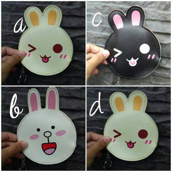 PROMO DOMPET KOIN KARAKTER LINE KELINCI