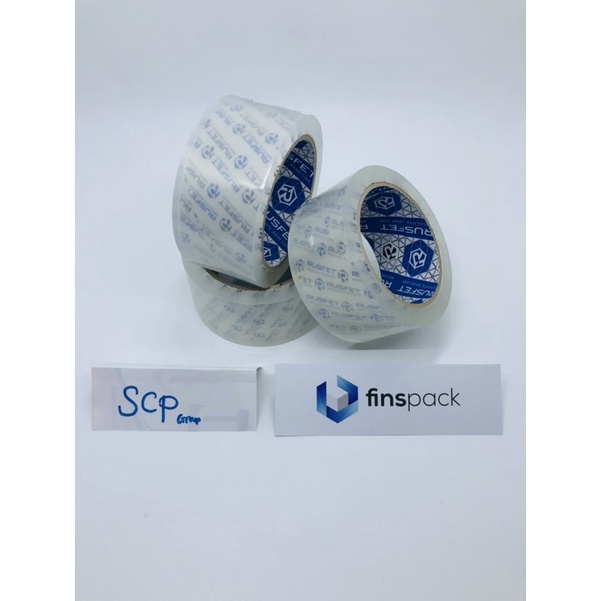 

Lakban / opptape Bening merk Rusfet 48mm x 90 yard full premium