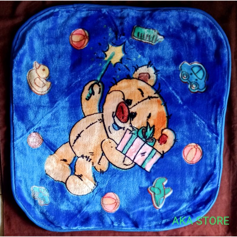 Selimut bulu bayi Tebal Lembut 70x70cm