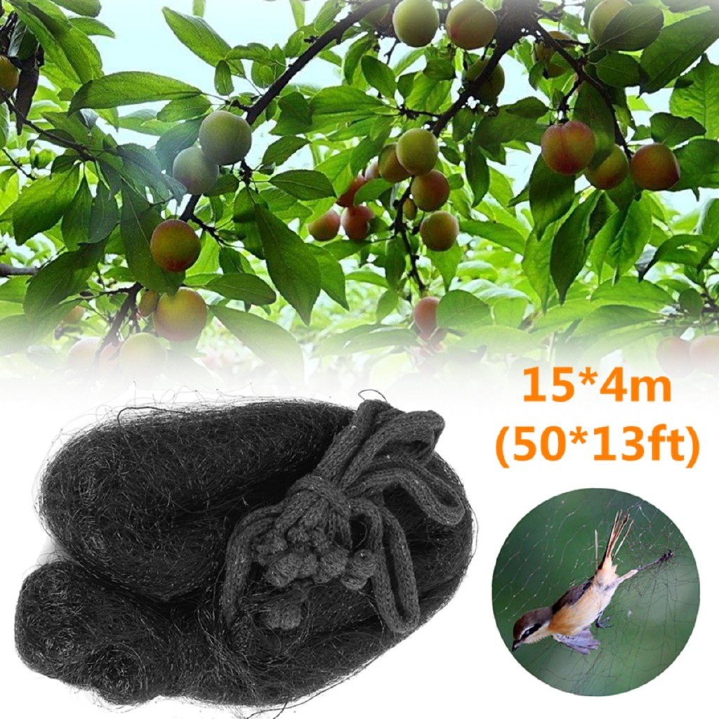 Kool1 50 X13 Net Jaring Sepak Bola Anti Burung Warna Hitam