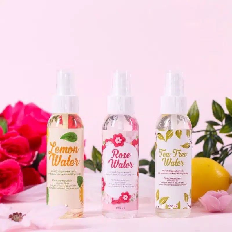 TONER / FACE MIST LEMON / TEA TREE / ROSE WATER 100ML