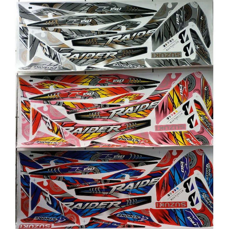 Sticker Striping Satria FU Barong Raider