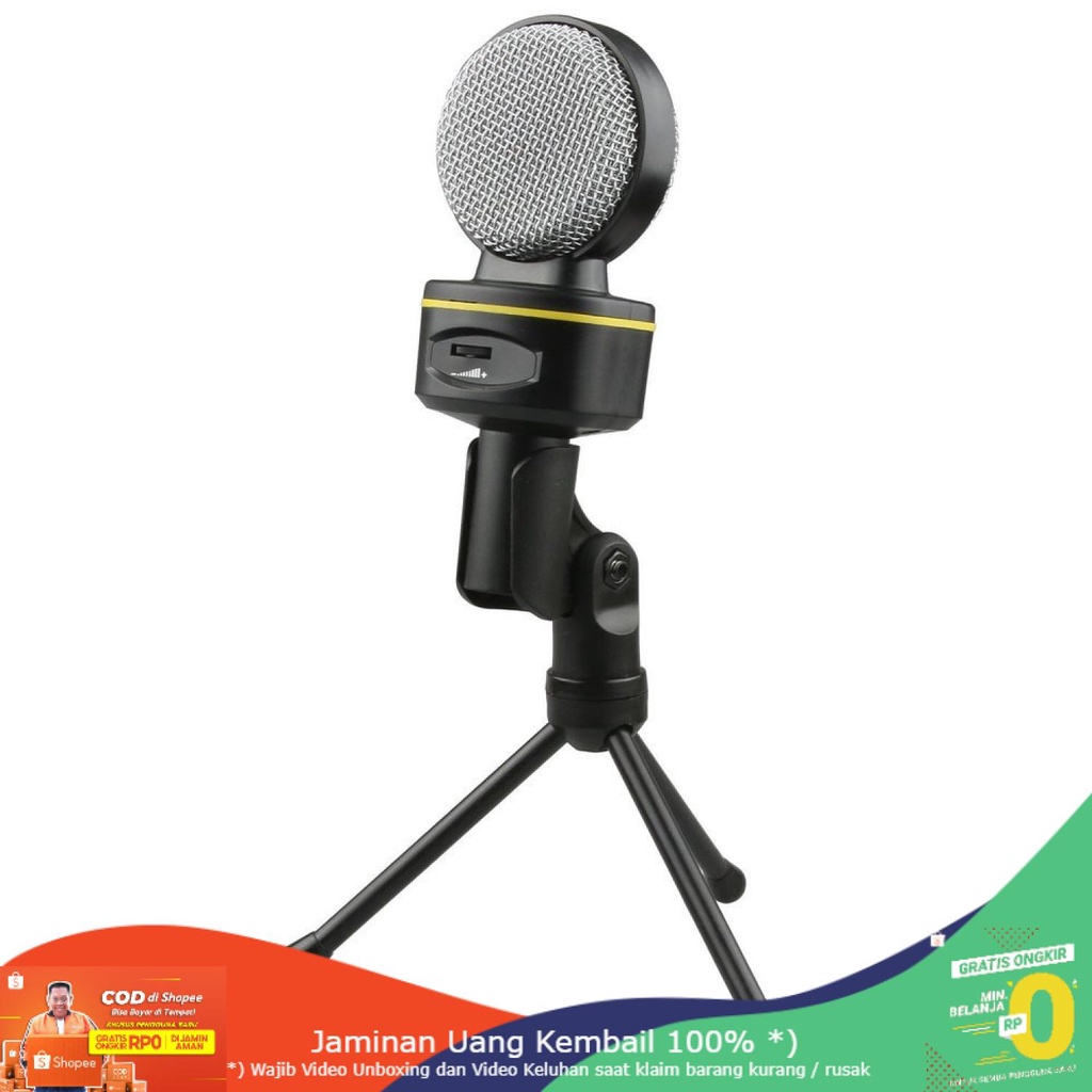 (BISA COD) RVOSTR Blue Condenser Microphones Snowball Ice + Stand Gaming Laptop - SF-930