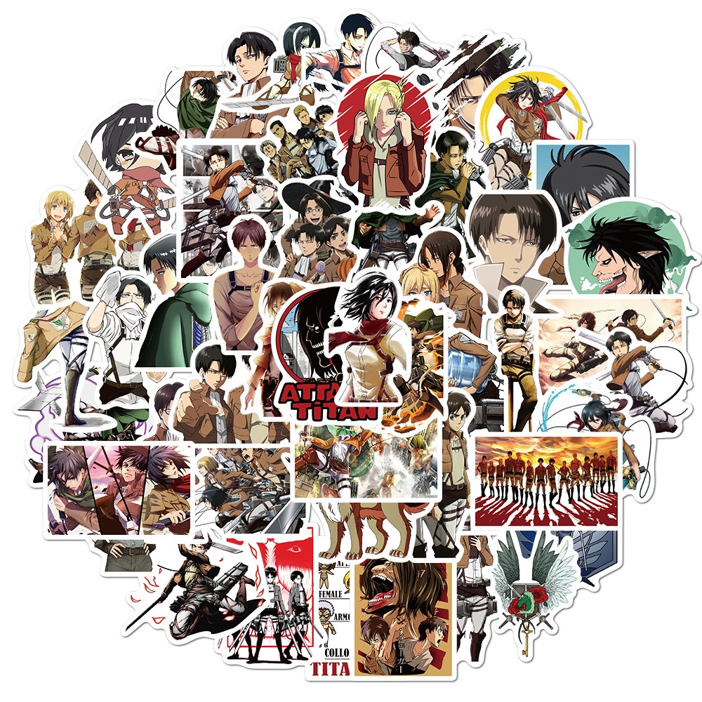 AT012 – Sticker Stiker Anime Attack on Titan / Shingeki no Kyojin  AOT