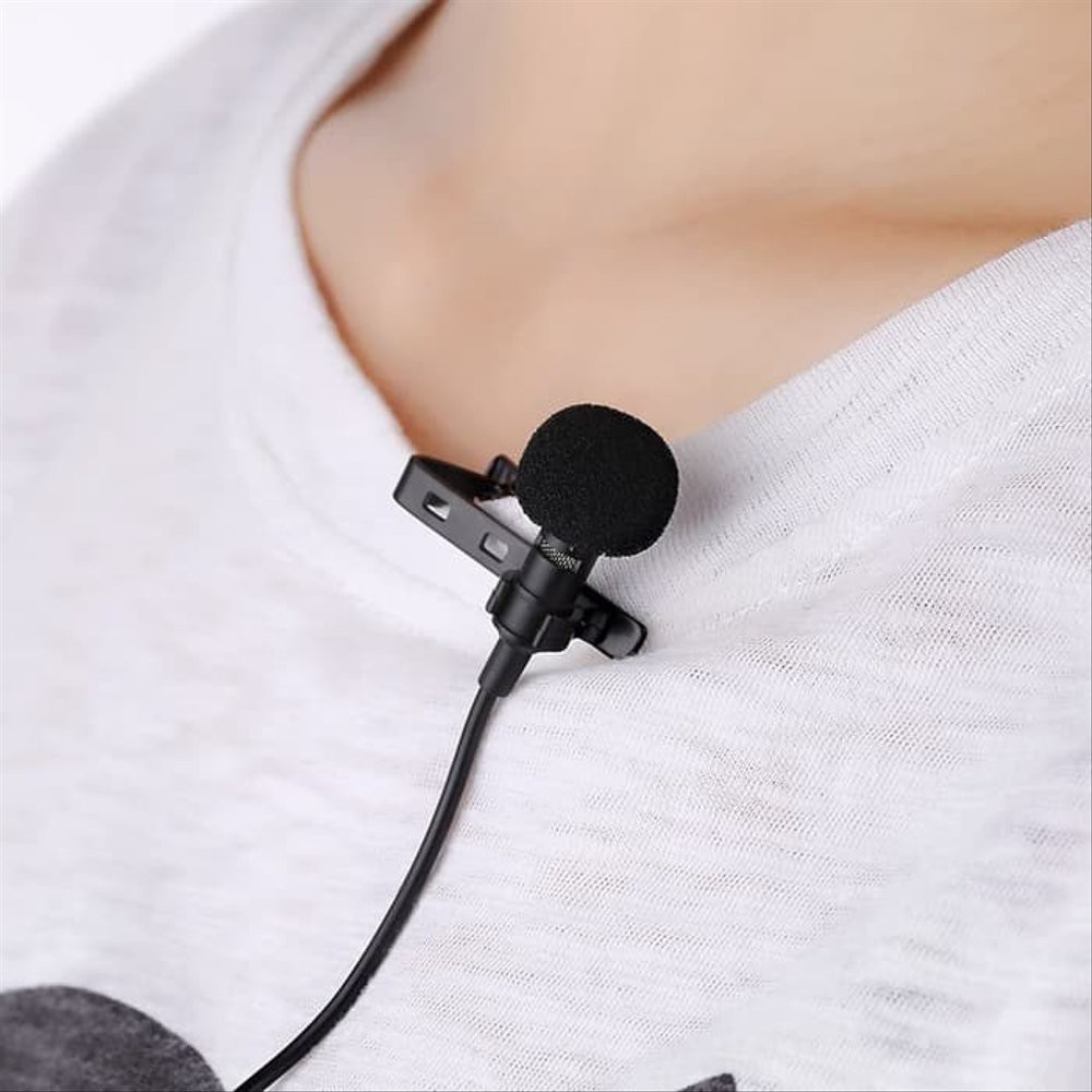 MICROPHONE DENGAN KLIP SOCKET 3.5 mm