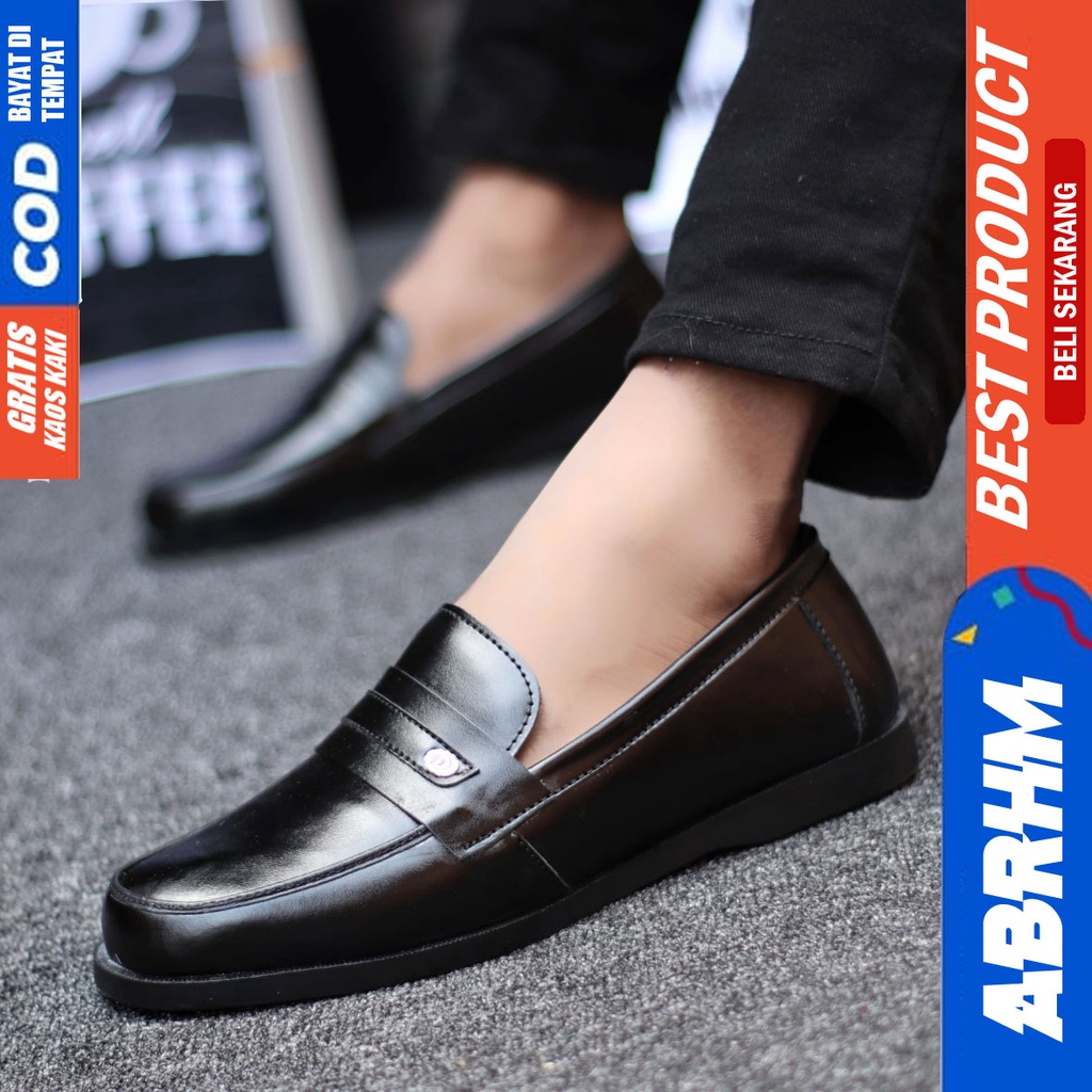 Abrhm Dts - Sepatu Formal Pria Casual Pantofel