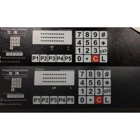 

Stiker Keypad Tatsuno Emboss Tebal