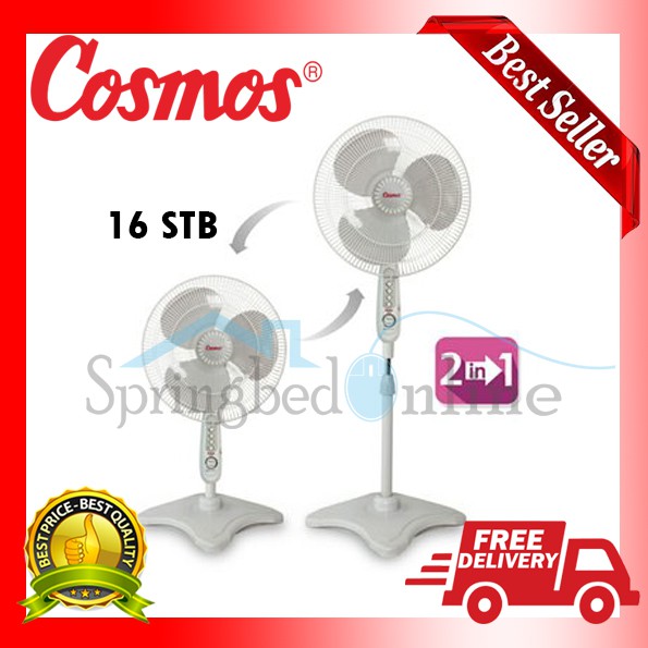 KIPAS ANGIN 2IN1 COSMOS - 16 STB