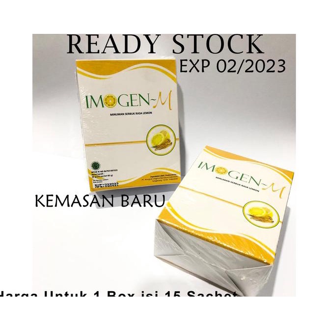 

IMOGEN M isi 15 sachet LEMON & GINSENG KOREA ORIGINAL | UTK STAMINA | Minuman